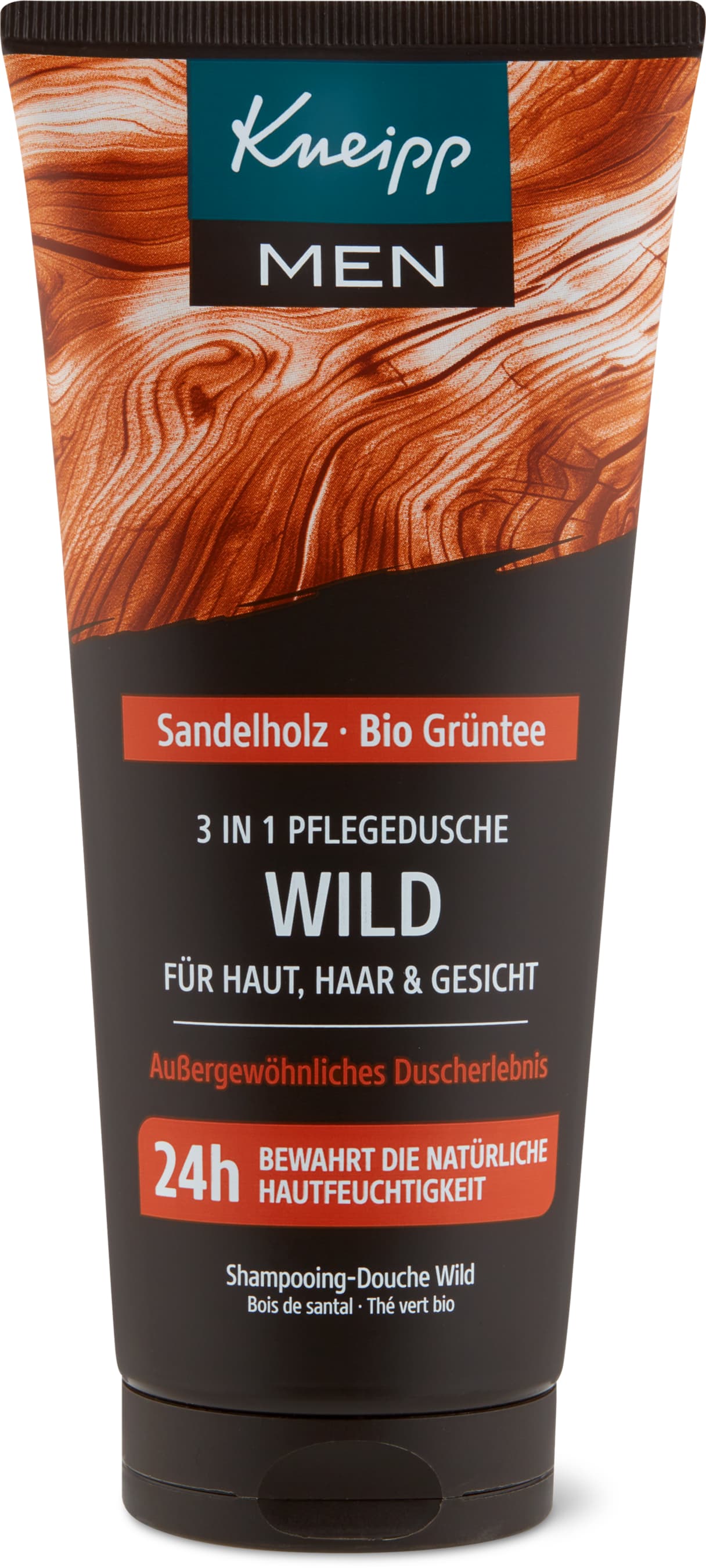 Kneipp Wild 3in1 Pflegedusche Sandelholz & Grüntee 200ml